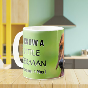 Mug Personnalisé Je connais un peu de Dachshund allema