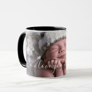 Mug Personnalisé Je t'aime papa Modèle photo