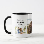 Mug Personnalisé | Je vous aime | Photo (Gauche)