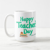 Mug personnalisé Joyeuse Fête des Enseignants (Gauche)
