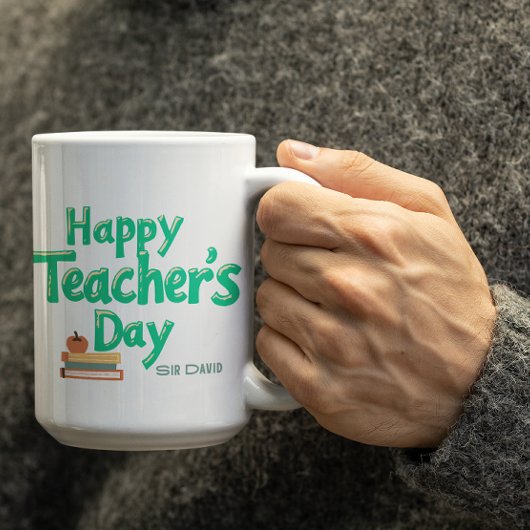 Mug personnalisé Joyeuse Fête des Enseignants