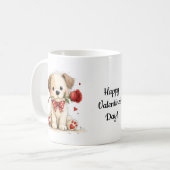 Mug personnalisé Joyeuse Saint-Valentin (Devant gauche)