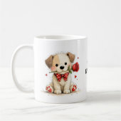 Mug personnalisé Joyeuse Saint-Valentin (Gauche)