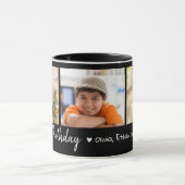 Mug Personnalisé Joyeux Anniversaire 3 Photo Collage n (Centre)