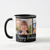 Mug Personnalisé Joyeux Anniversaire 3 Photo Collage n (Gauche)
