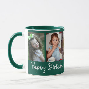 Mug Personnalisé Joyeux Anniversaire 5 Photo Collage V