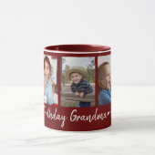 Mug Personnalisé Joyeux anniversaire grand-mère cinq p (Centre)