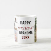 Mug Personnalisé Joyeux Anniversaire Grand-mère Photo  (Centre)
