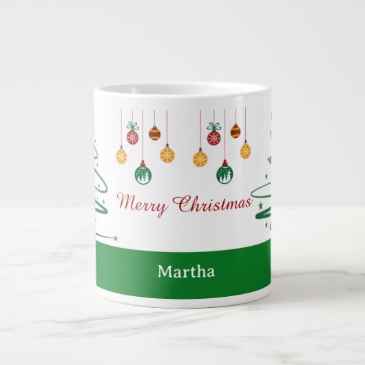 Mug personnalisé Joyeux Noël (Devant)
