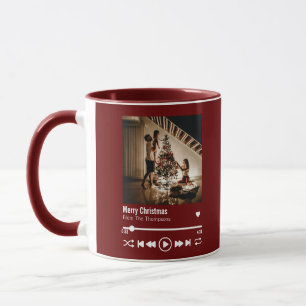 Mug Personnalisé Joyeux Noël Chanson Playlist