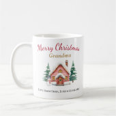 Mug personnalisé Joyeux Noël Mémé (Gauche)