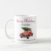 Mug personnalisé Joyeux Noël Papy (Gauche)