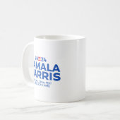 Mug Personnalisé Kamala Harris 2024 (Devant gauche)