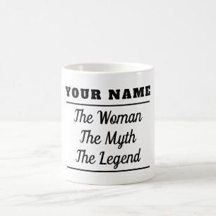 Mug Personnalisé La Femme Le Mythe La Légende