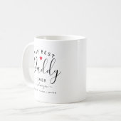 Mug Personnalisé "Le meilleur papa jamais" mignon (Devant gauche)