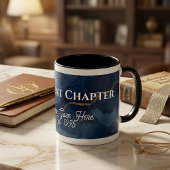 Mug personnalisé "Le Prochain Chapitre" pour la re