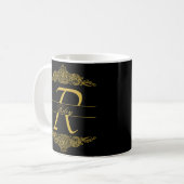 Mug personnalisé - Lettre R (Devant gauche)