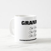 Mug personnalisé « L'Homme La Légende » (Devant gauche)