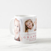 Mug PERSONNALISÉ LOVE YOU GRANDMA 4 Script photo (Devant gauche)