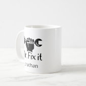 Mug Personnalisé M. Fixer La Main De L'Armoire (Devant gauche)