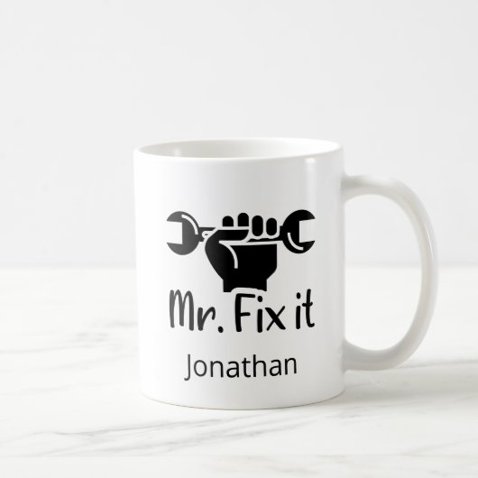 Mug Personnalisé M. Fixer La Main De L'Armoire (Droite)