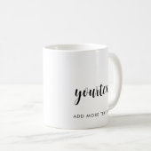 Mug Personnalisé manuscrit votre texte ou vos noms Mod (Devant droit)