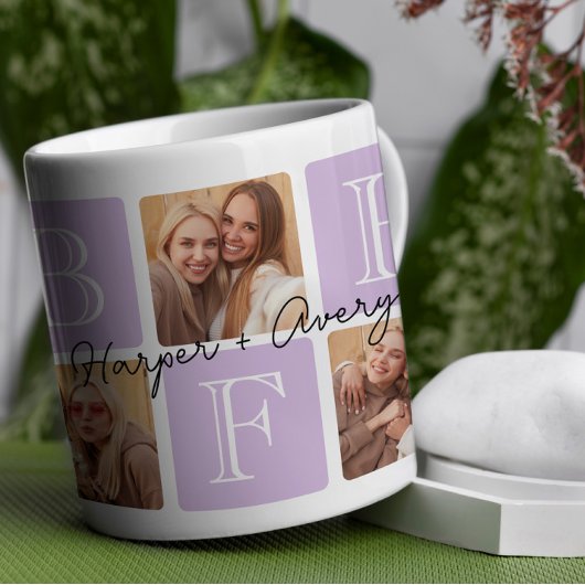 Mug Personnalisé Meilleur Amis Forever 7 Collage de ph