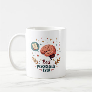 Mug Personnalisé Meilleur Psychologue Jamais mignon Co