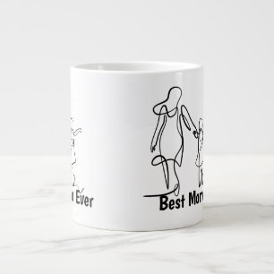 Mug personnalisé Meilleure Maman Deux-Tons, 45 cl