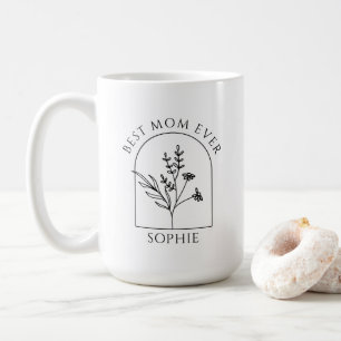Mug Personnalisé Meilleure maman Ever Mères cadeau jou
