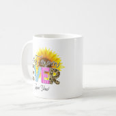 Mug Personnalisé Meilleure maman jamais tournesol (Devant gauche)