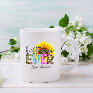 Mug Personnalisé Meilleure maman jamais tournesol