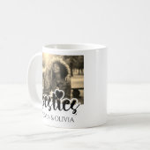 Mug Personnalisé Meilleurs Amis - Minimaliste moderne (Devant gauche)