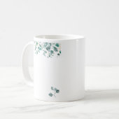 Mug Personnalisé Mère de mariée Groom Dusty Blue Eucal (Devant gauche)