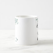 Mug Personnalisé Mère de mariée Groom Dusty Blue Eucal (Centre)