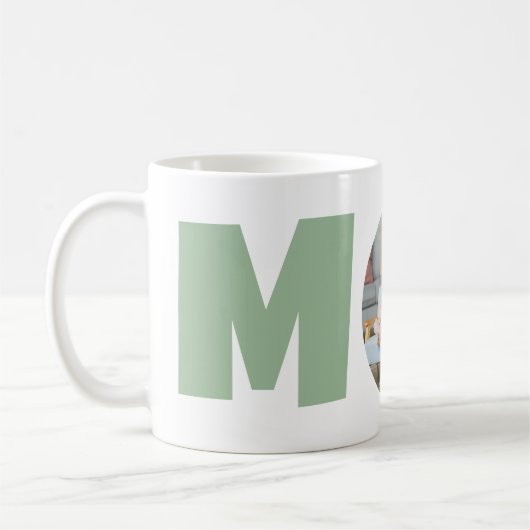 Mug Personnalisé moderne simple cadeau de la Fête des (Gauche)