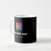 Mug Personnalisé Moderne Simple Modèle Meilleur Père J (Devant gauche)