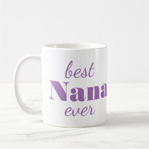 Mug personnalisé moderne violet Nana