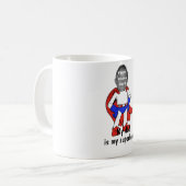 Mug Personnalisé "mon papa est mon super héros !" (Devant gauche)