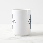Mug Personnalisé Monogramme Cadeau avec Nom Person (Centre)
