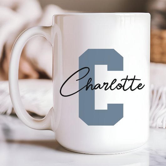 Mug Personnalisé Monogramme Cadeau avec Nom Person