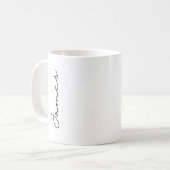 Mug personnalisé, Mug de nom personnalisé, Mug de (Devant gauche)