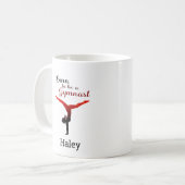Mug Personnalisé Né pour être un Gymnaste (Devant gauche)