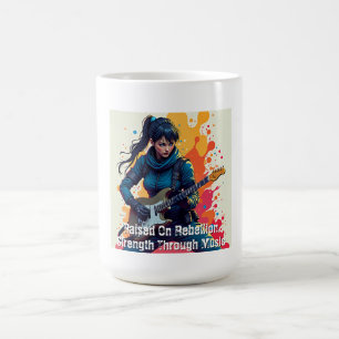 Mug Personnalisé Ninja Girl Guitarist Art Inspiration