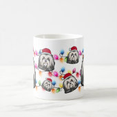 Mug Personnalisé Noël Havanais chef Santa Hat Chien (Centre)