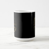 Mug Personnalisé Noir et Or (Centre)