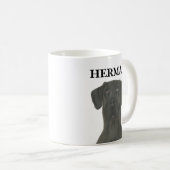 Mug Personnalisé noir grand Danse (Devant droit)