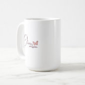 Mug personnalisé, nom personnalisé, (Devant gauche)