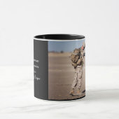 Mug personnalisé "Notre héros", Soutien militaire  (Centre)