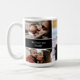 Mug Personnalisé Nous vous aimons Papa Photo Collage